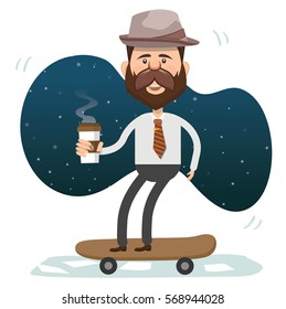 Businessman concept design,clean vector