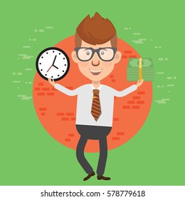 Businessman concept design,clean vector