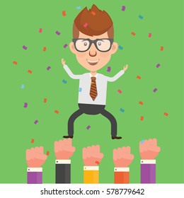 Businessman concept design,clean vector