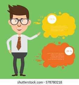 Businessman concept design,clean vector