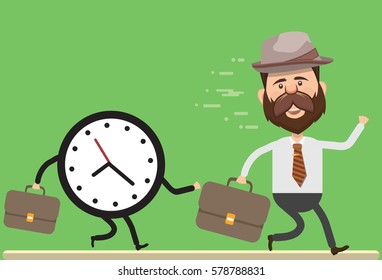 Businessman concept design,clean vector