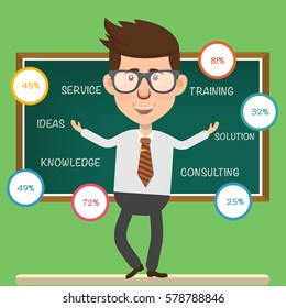 Businessman concept design,clean vector