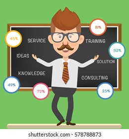 Businessman concept design,clean vector