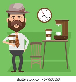 Businessman concept design,clean vector