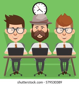 Businessman concept design,clean vector