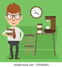 Businessman concept design,clean vector