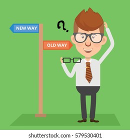 Businessman concept design,clean vector