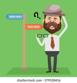Businessman concept design,clean vector