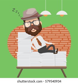 Businessman concept design,clean vector