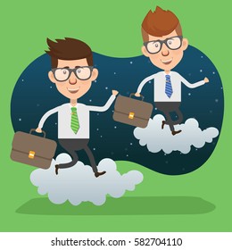 Businessman concept design,clean vector