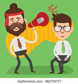Businessman concept design,clean vector