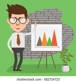 Businessman concept design,clean vector