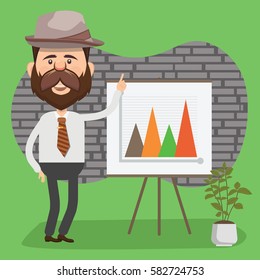 Businessman concept design,clean vector