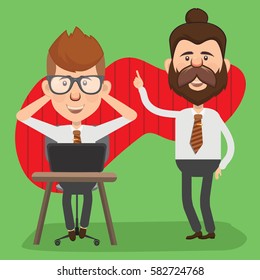 Businessman concept design,clean vector