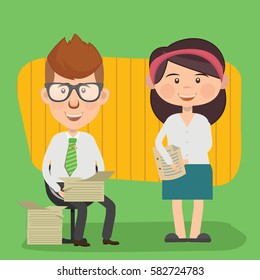 Businessman concept design,clean vector