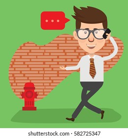 Businessman concept design,clean vector