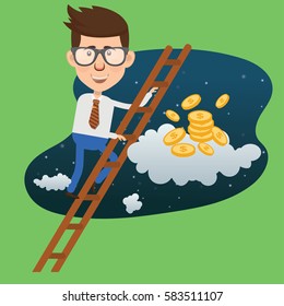 Businessman concept design,clean vector