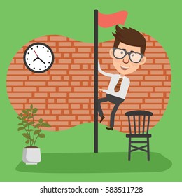 Businessman concept design,clean vector