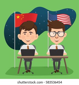 Businessman concept design,clean vector
