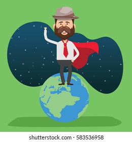 Businessman concept design,clean vector