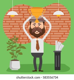 Businessman concept design,clean vector
