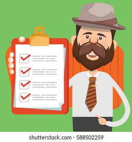 Businessman concept design,clean vector