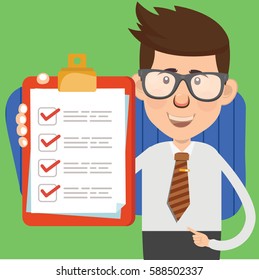 Businessman concept design,clean vector