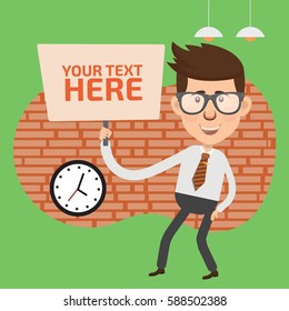 Businessman concept design,clean vector