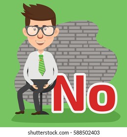 Businessman concept design,clean vector