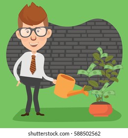 Businessman concept design,clean vector