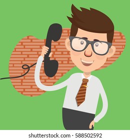 Businessman concept design,clean vector