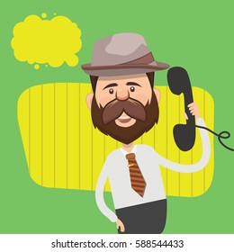 Businessman concept design,clean vector