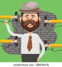 Businessman concept design,clean vector