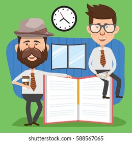 Businessman concept design,clean vector