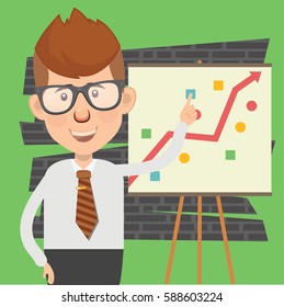 Businessman concept design,clean vector
