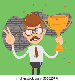 Businessman concept design,clean vector