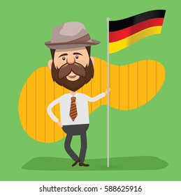 Businessman concept design,clean vector