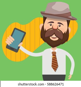 Businessman concept design,clean vector