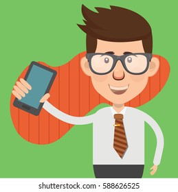 Businessman concept design,clean vector