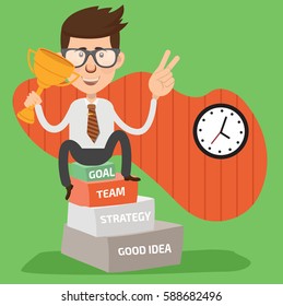 Businessman concept design,clean vector