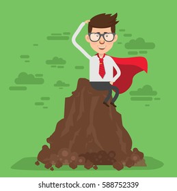 Businessman concept design,clean vector