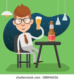 Businessman concept design,clean vector