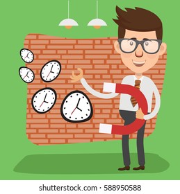 Businessman concept design,clean vector