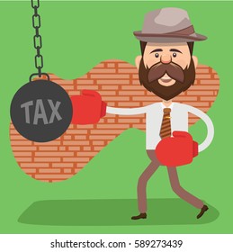 Businessman concept design,clean vector