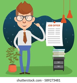 Businessman concept design,clean vector