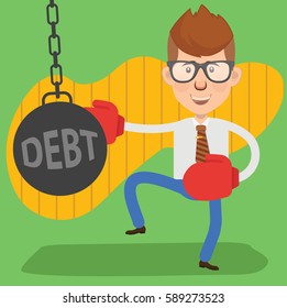 Businessman concept design,clean vector