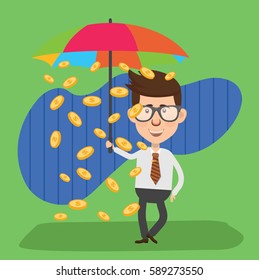 Businessman concept design,clean vector