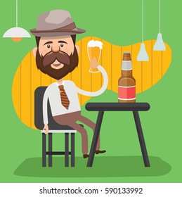 Businessman concept design,clean vector