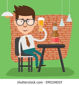 Businessman concept design,clean vector