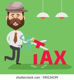 Businessman concept design,clean vector